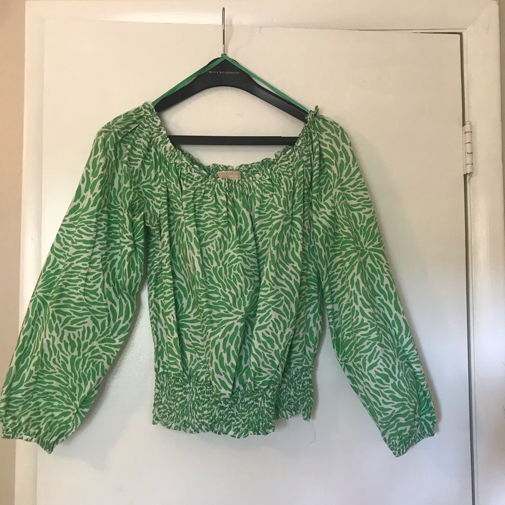 Michael Kors off the shoulder lightweight top S